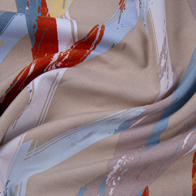 Tissu imprimé dispersé 100 % polyester