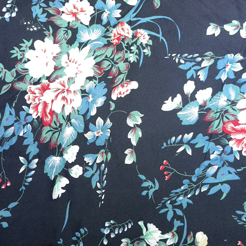 Tissu en microfibre imprimé pigmenté en polyester doux