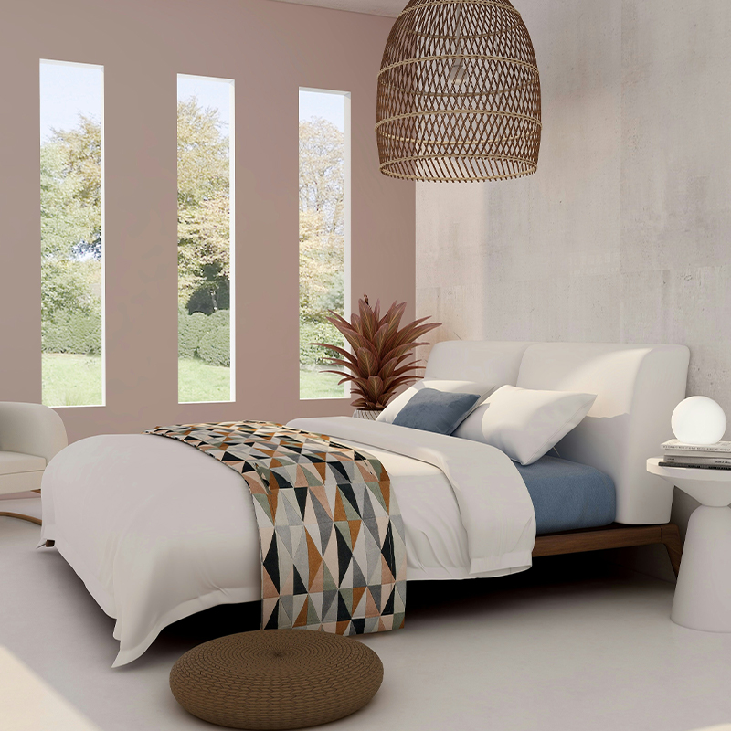 Ensembles de literie teints en microfibre 100 % polyester populaires