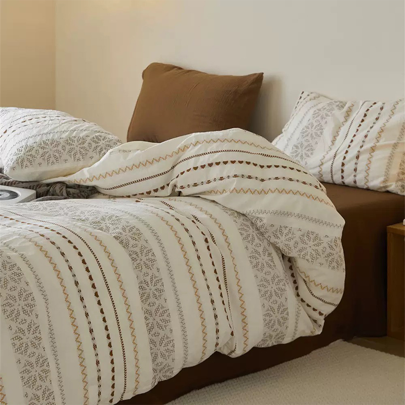 Ensemble de literie imprimé en microfibre 100 % polyester ultra doux
