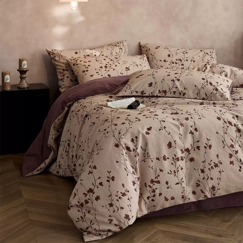Ensemble de literie imprimé en microfibre 100 % polyester ultra doux