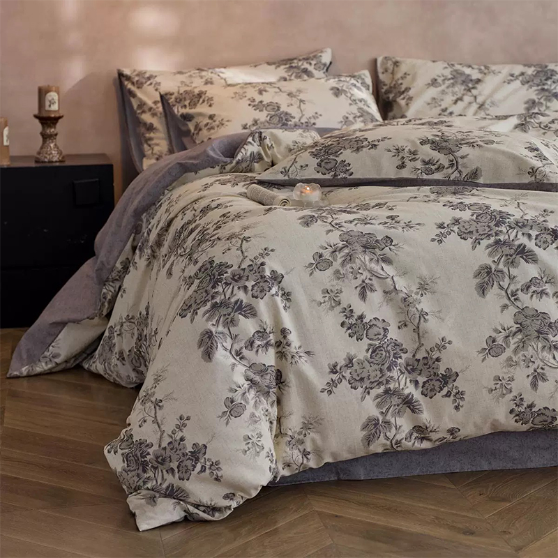 Ensemble de literie imprimé en microfibre 100 % polyester ultra doux