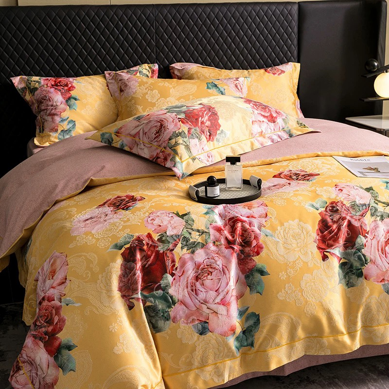 Ensemble de literie imprimé en microfibre 100 % polyester ultra doux