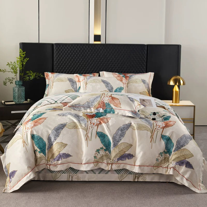 Ensemble de literie imprimé en microfibre 100 % polyester ultra doux